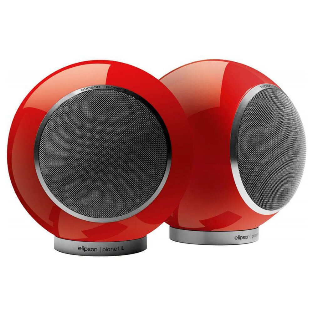 Круглые акустические системы полочного типа Elipson Planet L 2.0 red Круглые акустические системы полочного типа Elipson Planet L 2.0 red