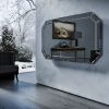 Зеркальный телевизор Tele-Art Diamond Frame Q7D Grafit Mirror в выключенном состоянии Зеркальный телевизор Tele-Art Diamond Frame Q7D Grafit Mirror в выключенном состоянии