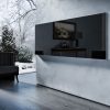 Зеркальный телевизор Tele-Art Q6W Line Mirror Black Glass в выключенном состоянии Зеркальный телевизор Tele-Art Q6W Line Mirror Black Glass в выключенном состоянии
